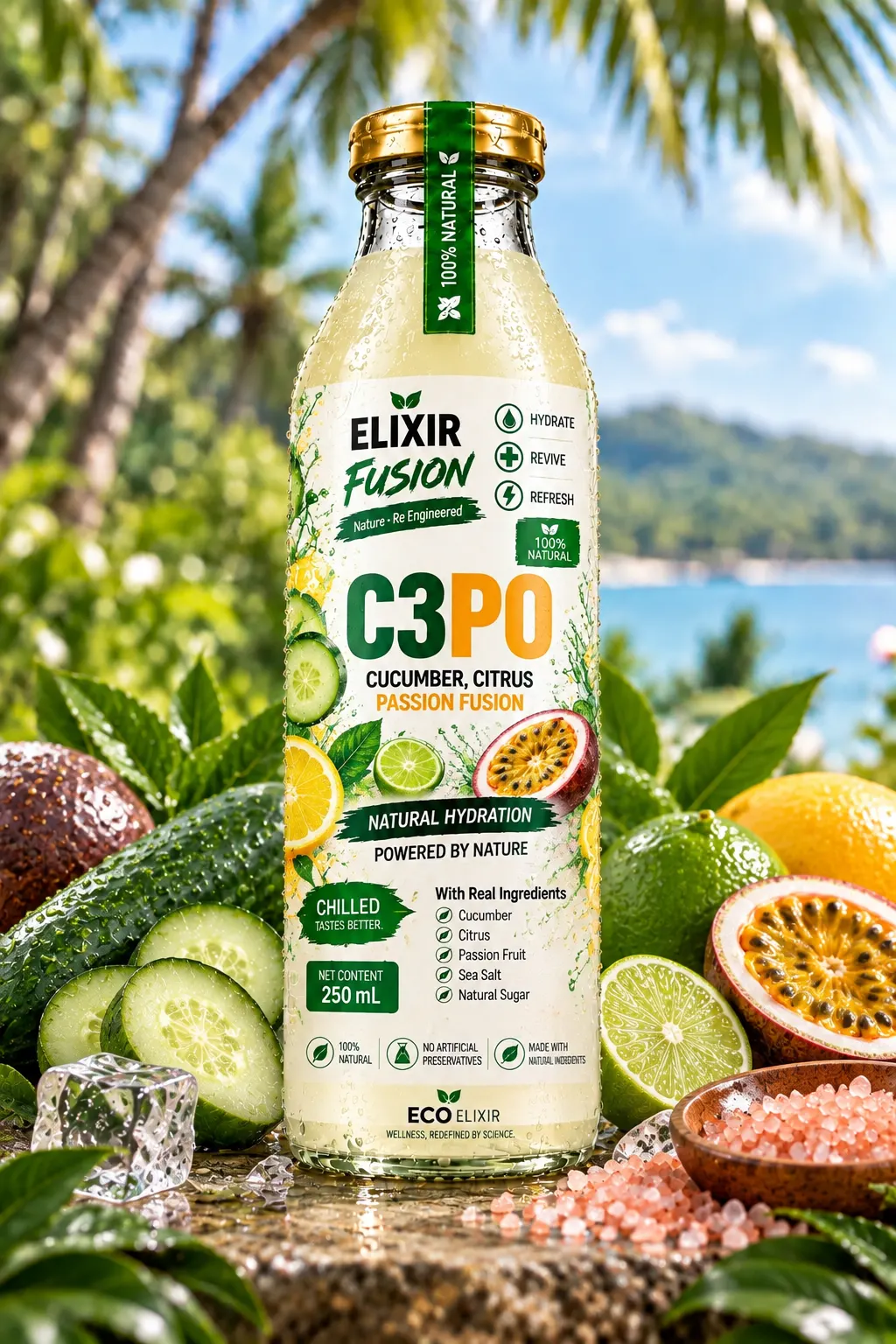 C3PO Cucumber Passion Fruit Fusion