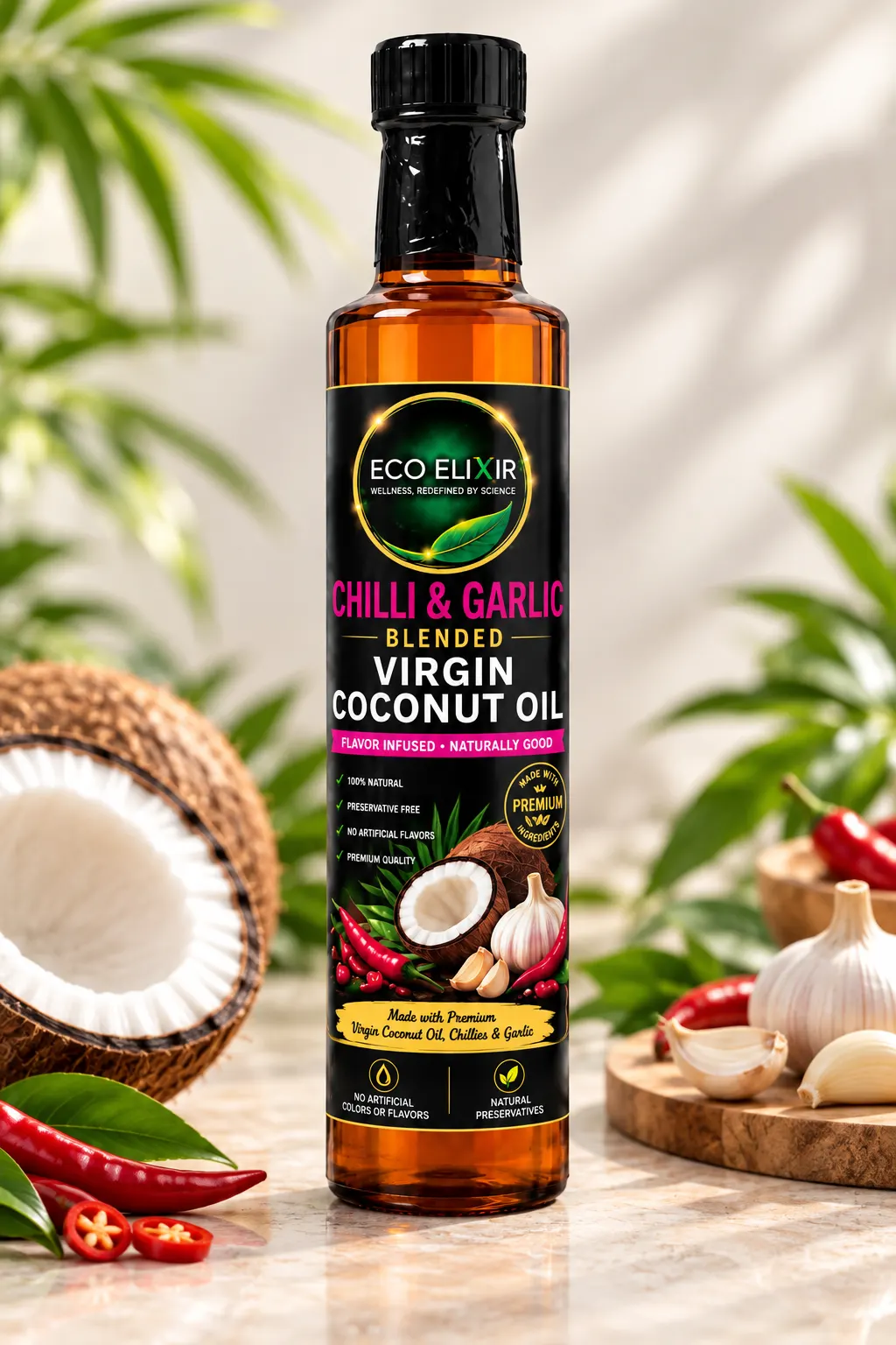 Chilli and Garlic VCO Blend