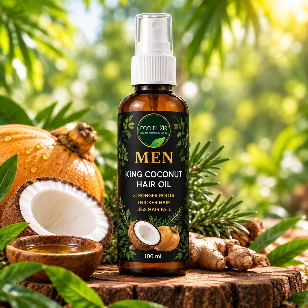 Men King Coconut Hair Oil