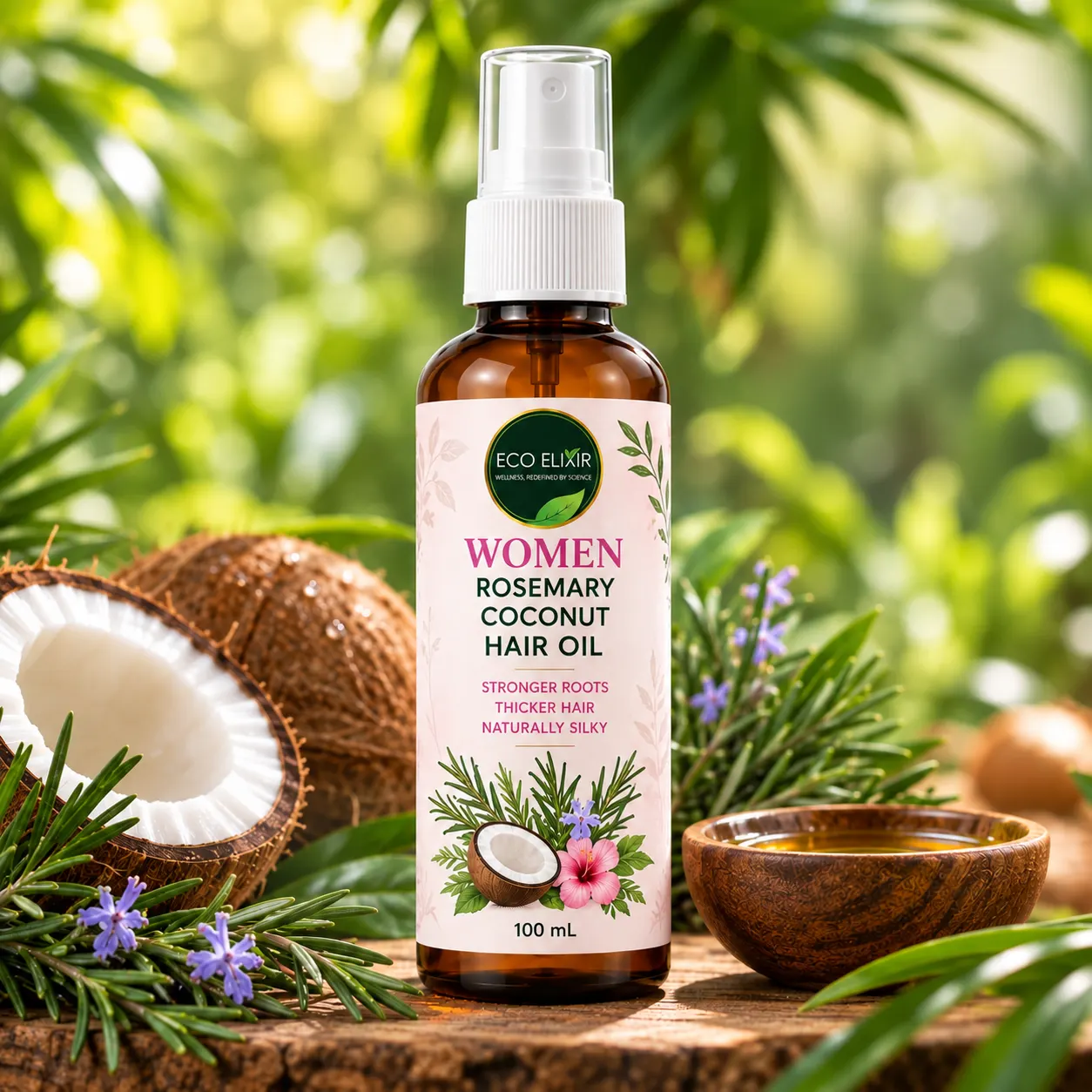 Women Rosemary Coconut Hair Oil