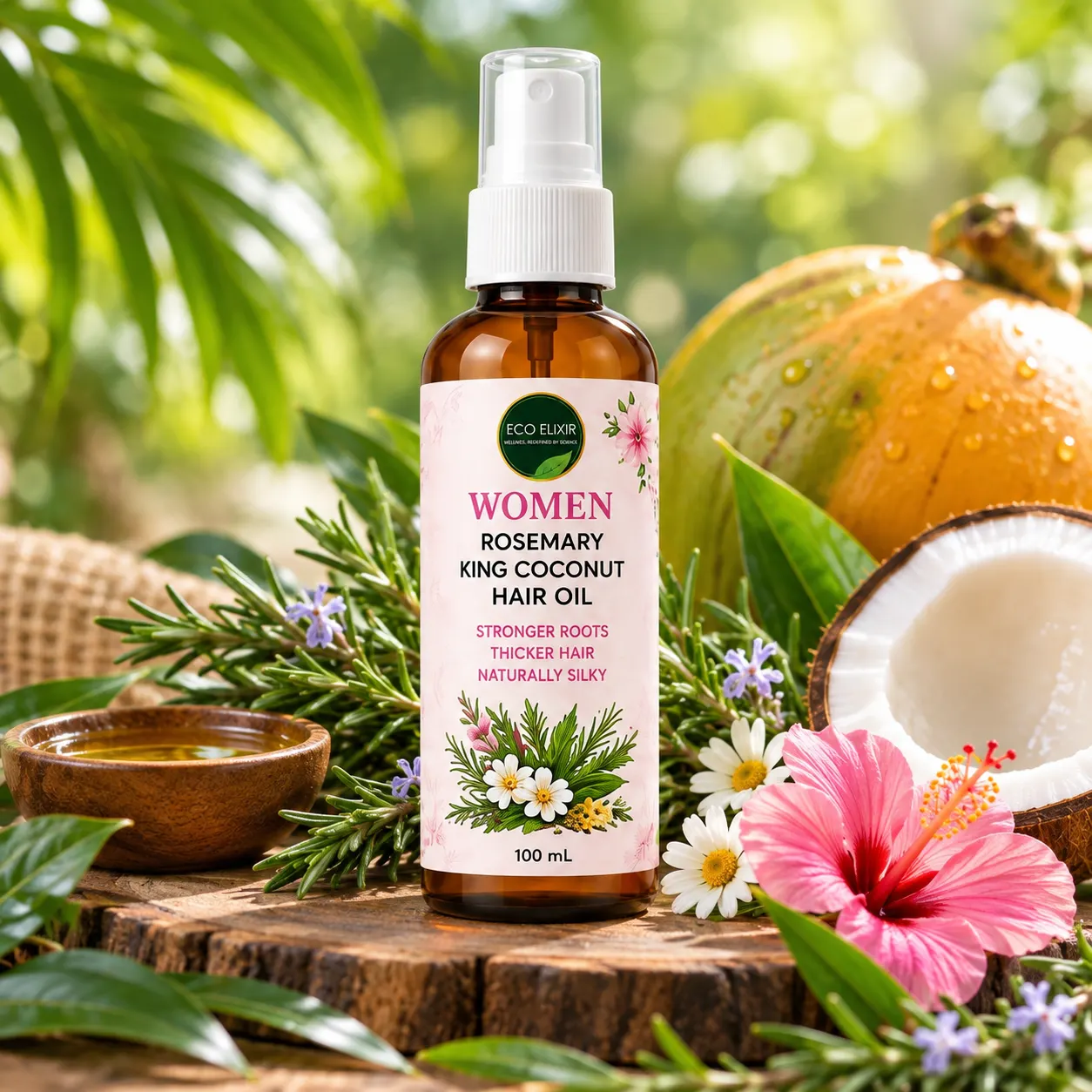Women Rosemary King Coconut Hair Oil